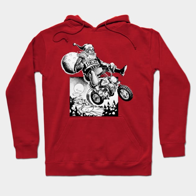 Santa z50 Hoodie by AdorableBadassRacing